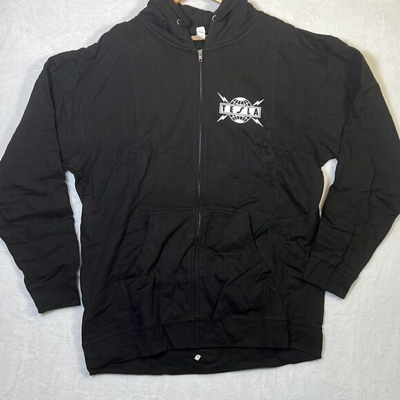 Tesla shock album cover zip hoodie - Picture 2 of 5